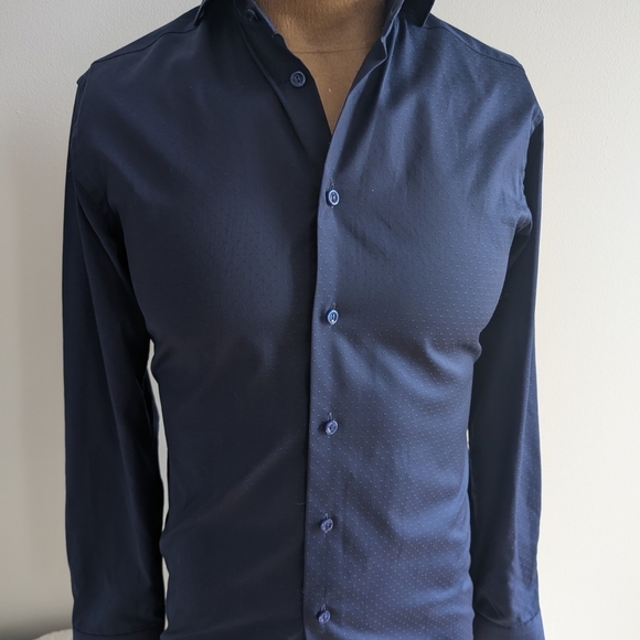 🇸🇪ETON Men's Navy Blue Shirt - Picture 6 of 13